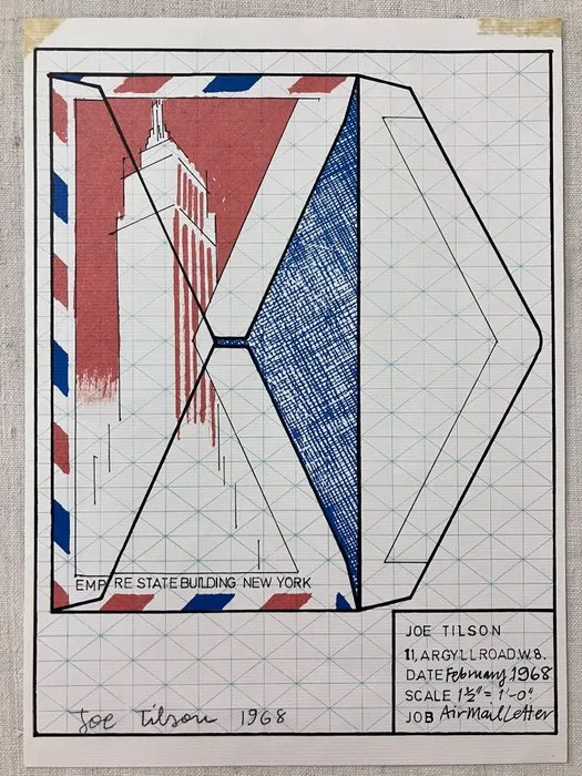 Joe Tilson (1928) - Empire State Building New York