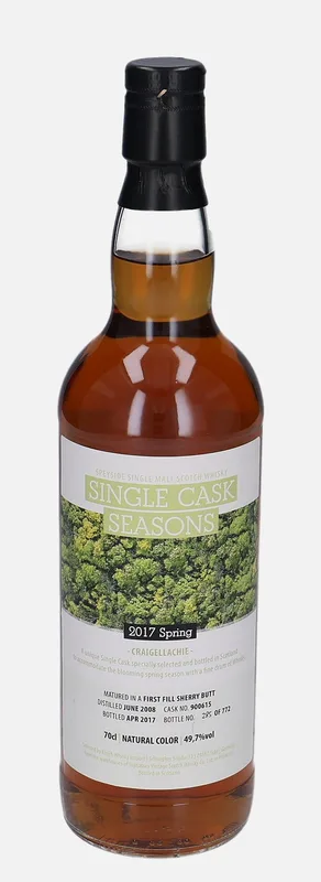 Craigellachie – 2008 Signatory Vintage Scotch Whisky Co. Single Cask Seasons