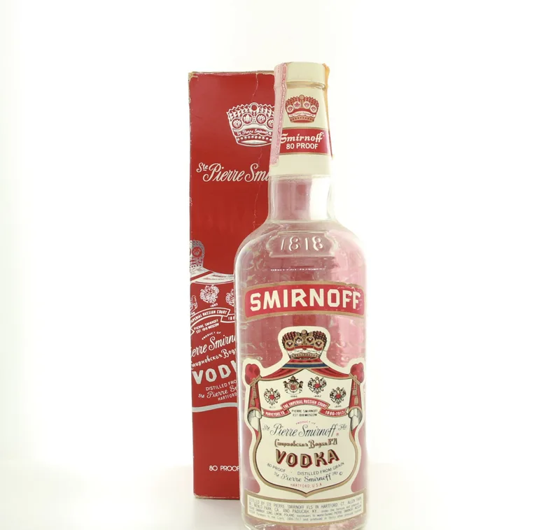 Smirnoff Vodka, 1970s Vintage Bottling