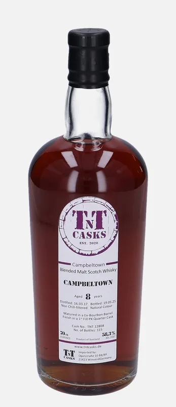Campbeltown – 2017 8 Year Old TnT Casks