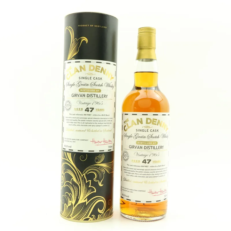 Girvan – 1965 47 Year Old Clan Denny (70cl, 46.2%)