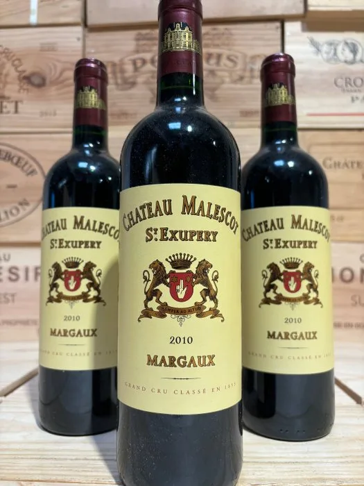 2010 Château Malescot Saint Exupery - Margaux 3ème Grand Cru Classé - 3 Bottles (0.75L)