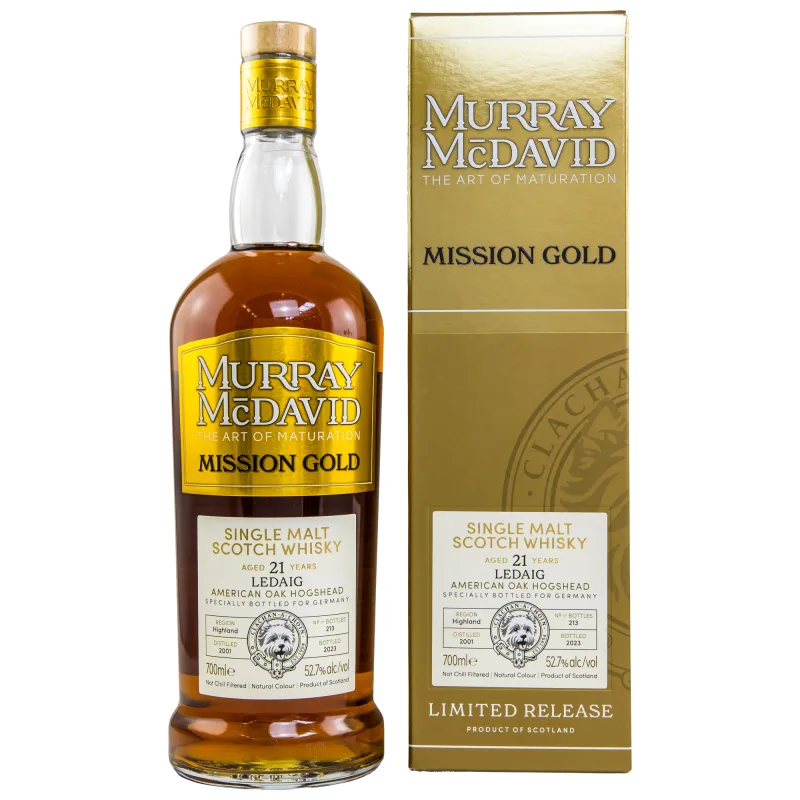 Ledaig 21 Year Old 2001 American Oak Finish, Murray McDavid