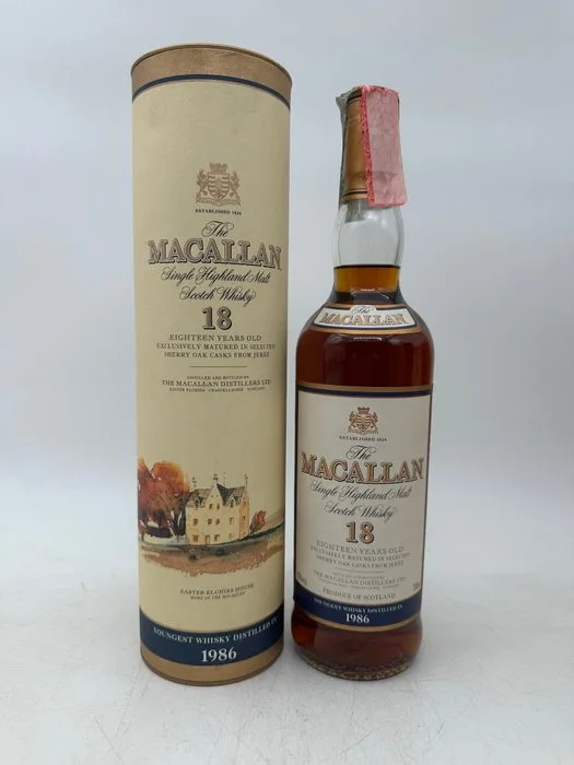 Macallan 1986 18 years old Sherry Oak Casks - 700ml