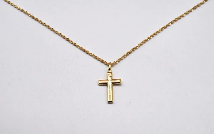 Necklace with pendant - 18 kt. Yellow gold