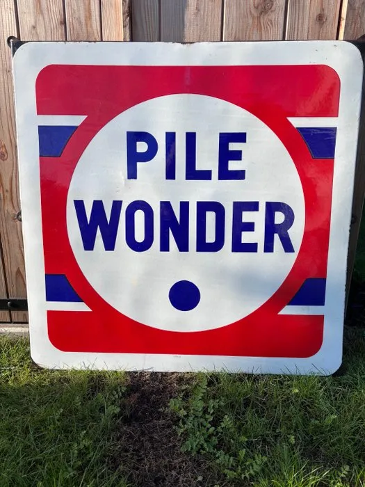 Emaillerie Alsacienne - PILE WON - Enamel sign - Enamel