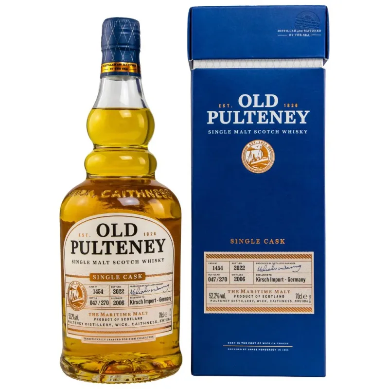Old Pulteney – 15 Year Old 2022 Single Cask #1454