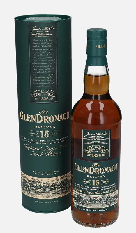Glendronach – Revival 15 Year Old (70cl, 46%)