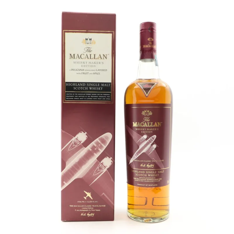 Macallan – Whisky Maker's Edition 1930s Propeller Plane Nick Veasey X-Ray Classic Travel Range (70cl)