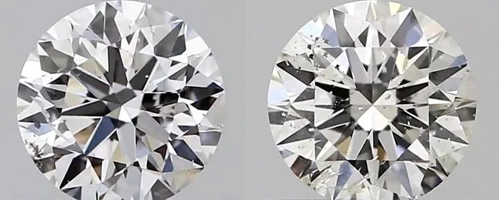 2 pcs Diamond (Natural) - 0.80 ct - Round - E - SI2 - International Gemological Institute (IGI) - *Matching Pair* *3EX SL*