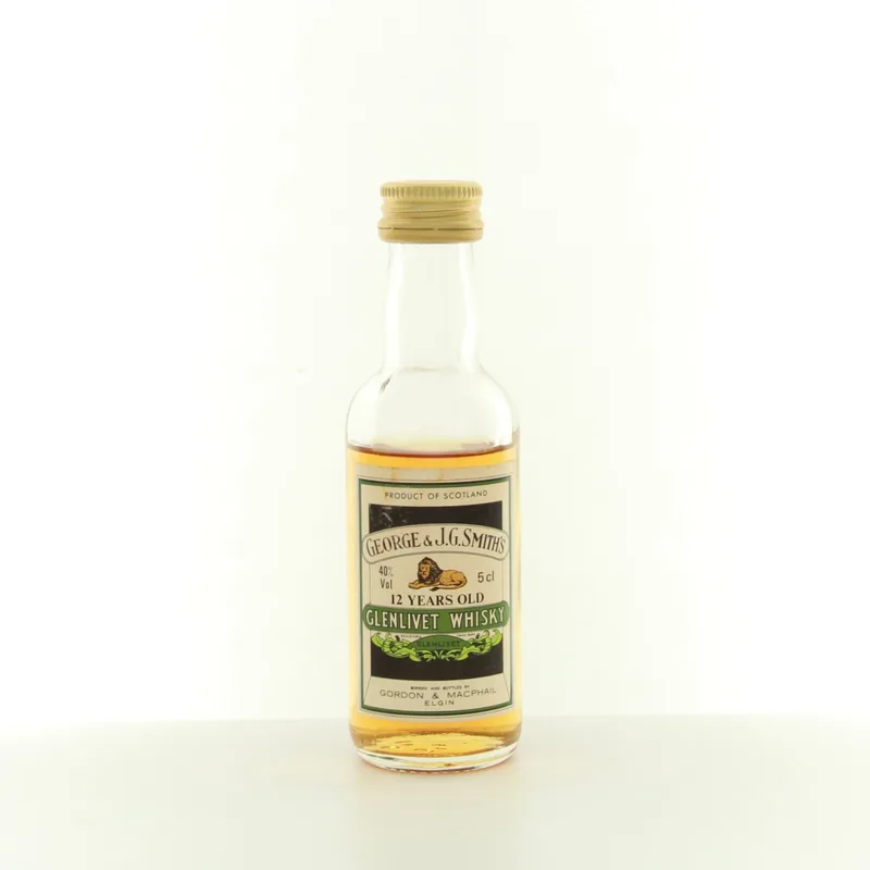 The Glenlivet 12 Year Gordon & Macphail 1980s Miniature