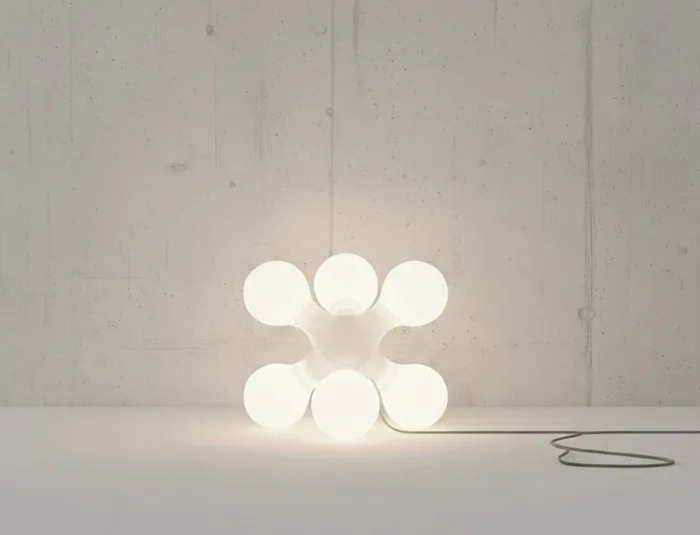 KDLN - HOPF&WORTMANN - Floor lamp - Atomium - Plastic - 2006