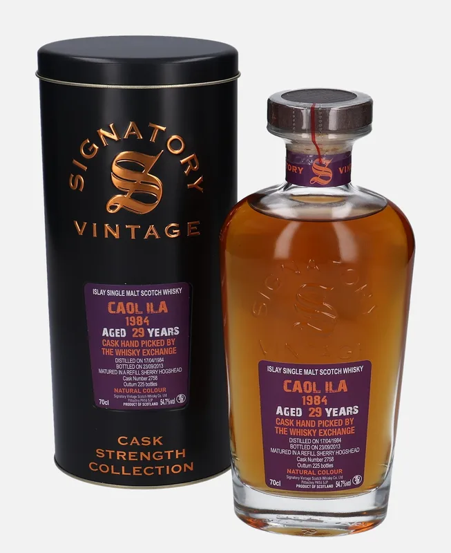 Caol Ila – 1984 29 Year Old Signatory Vintage Scotch Whisky Co. Cask Strength Collection