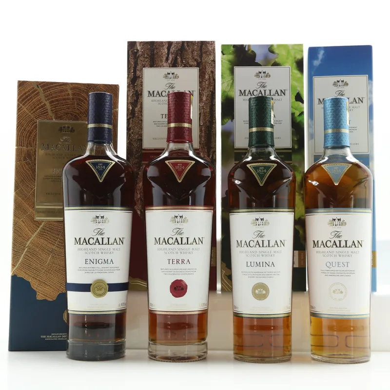 Macallan – Enigma, Lumina, Quest & Terra 4 x 70cl (70cl, 44.9%)
