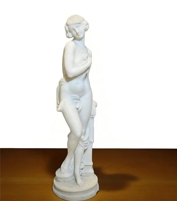 Statue, Statua fanciulla nuda - 50 cm - Carrara marble