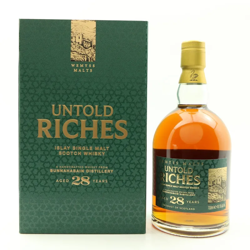 Bunnahabhain – 28 Year Old Untold Riches Wemyss Malts (70cl, 49.1%)