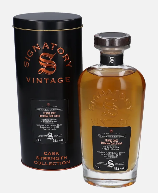 Tobermory – 2007 10 Year Old Signatory Vintage Scotch Whisky Co. Cask Strength Collection Private Edition No.3