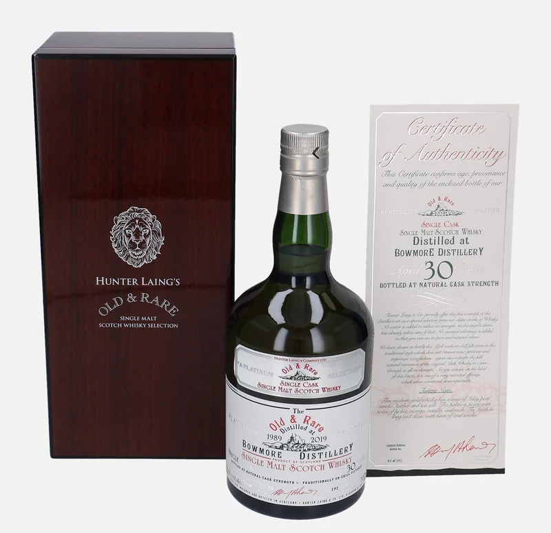Bowmore – 1989 30 Year Old Hunter Laing Old & Rare
