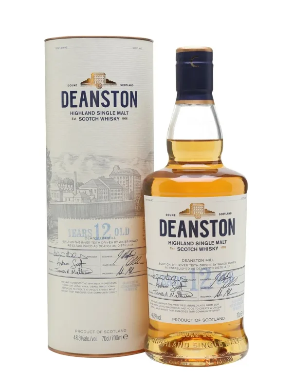 Deanston – 12 Years Old Highland Single Malt (70cl, 46.3%)