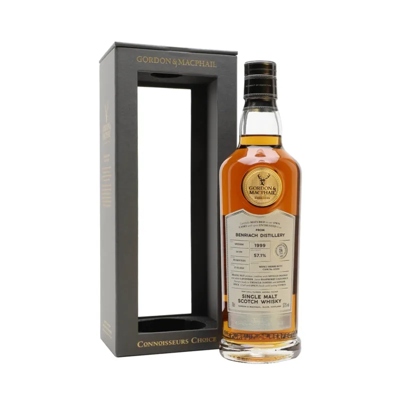 BenRiach – 24 Year Old 1999 Gordon & MacPhail Connoisseurs Choice Single Refill Sherry Butt #63204 (70cl, 57.1%)
