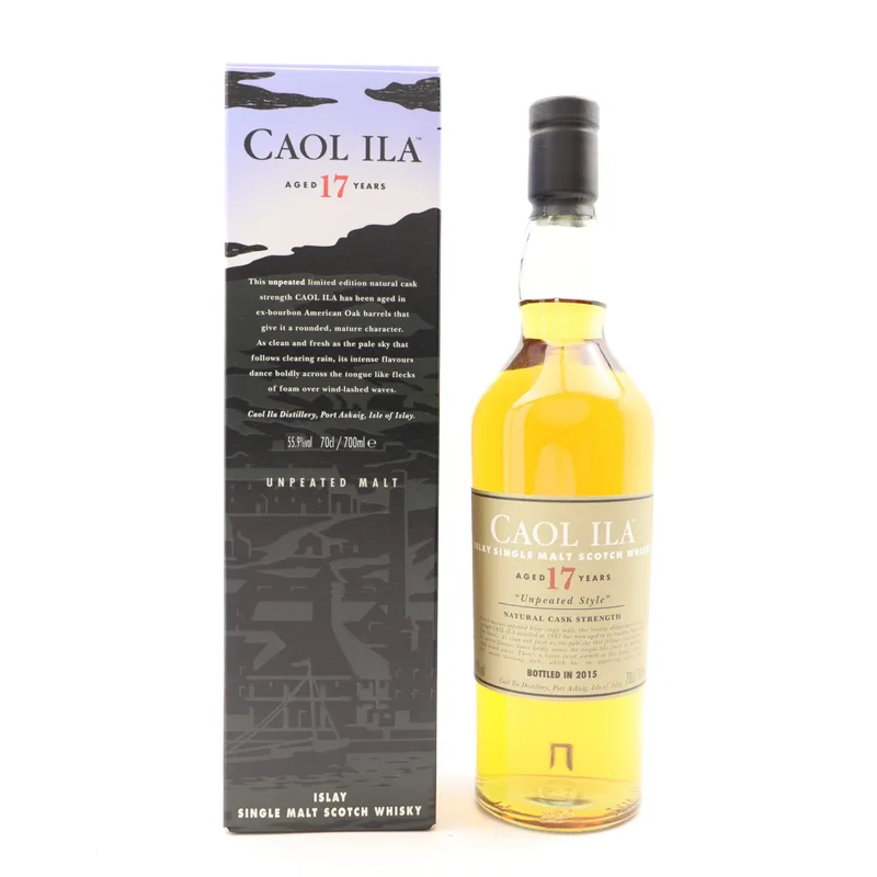 Caol Ila – 17 Year Old Unpeated 2015 Release (70cl, 55.9%)