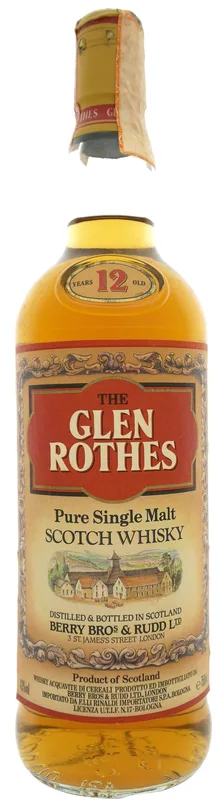 Glenrothes – 12 Year Old Pure Single Malt 0.75L