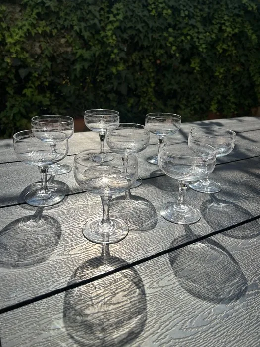 Baccarat, St. Louis - Champagne glass (8) - Crystal