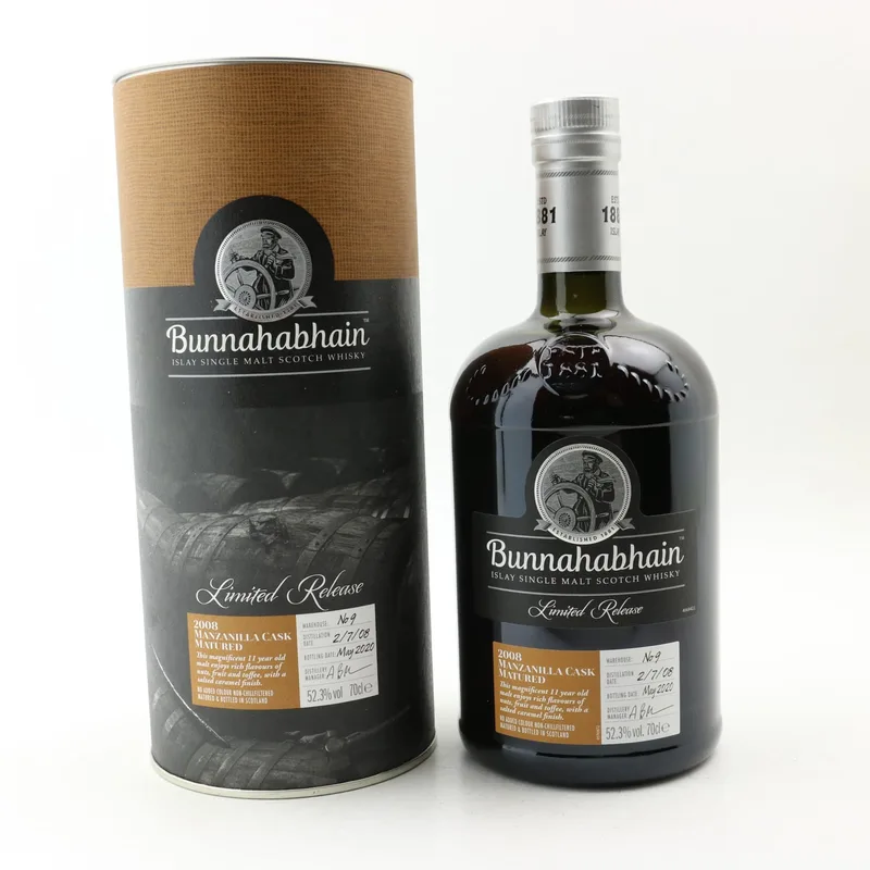 Bunnahabhain – 2008 11 Year Old Manzanilla Cask (70cl, 52.3%)