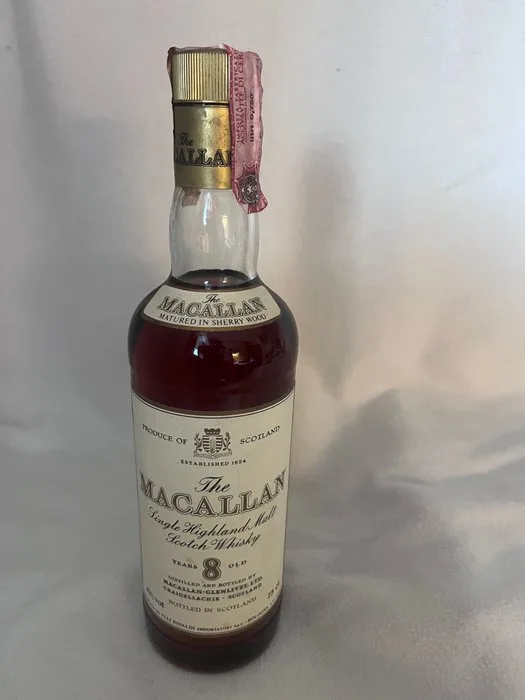 Macallan 8 years old Sherry Wood - b. 1980s - 75cl
