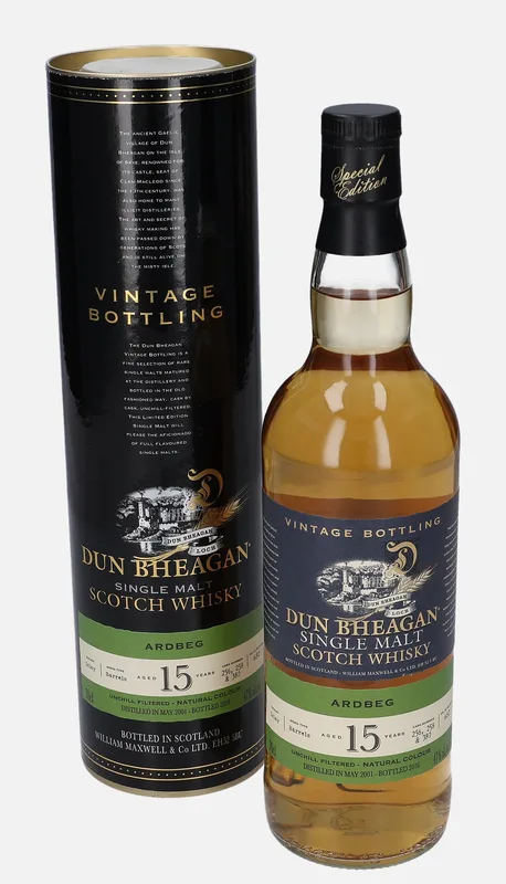 Ardbeg – 2001 15 Year Old William Maxwell Dun Bheagan