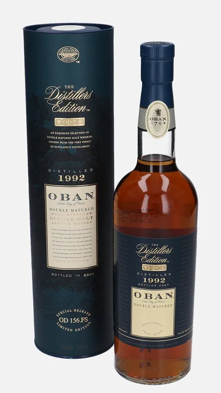 Oban – 1992 Distillers Edition Double Matured OD 156.FS (70cl, 43%)
