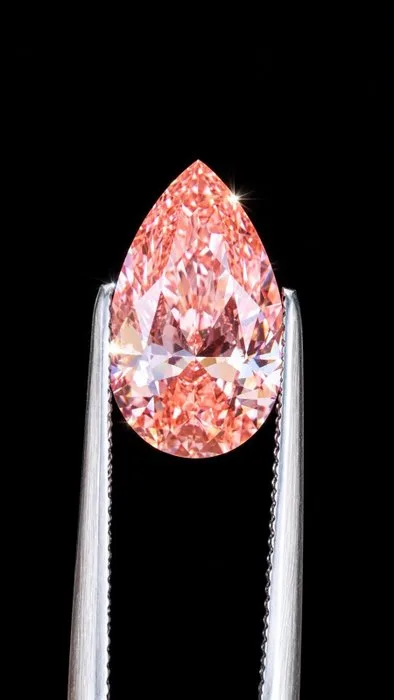 1 pcs Diamond (Lab-grown) - 5.53 ct - Pear - F - VS2 - International Gemological Institute (IGI)