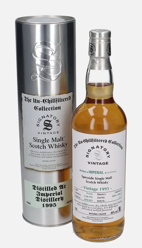 Imperial – 1995 19 Year Old Signatory Vintage Scotch Whisky Co. The Un-Chillfiltered Collection