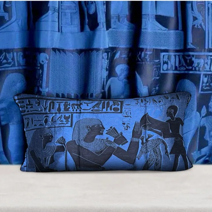 PIERRE FREY -"Merveilles d'Egypte Collection" -FREE SHIPPING- New one rectangular cushion - Cushion