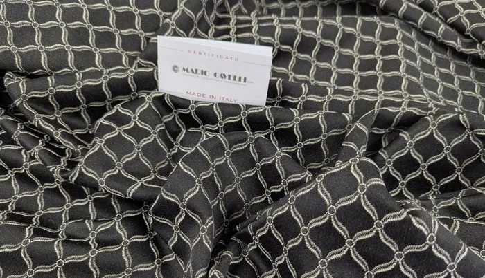 Ampio Taglio Jacquard in doppia altezza Tessitura Mario Cavelli cm 610 x 300 - Textile - 610 cm - 300 cm