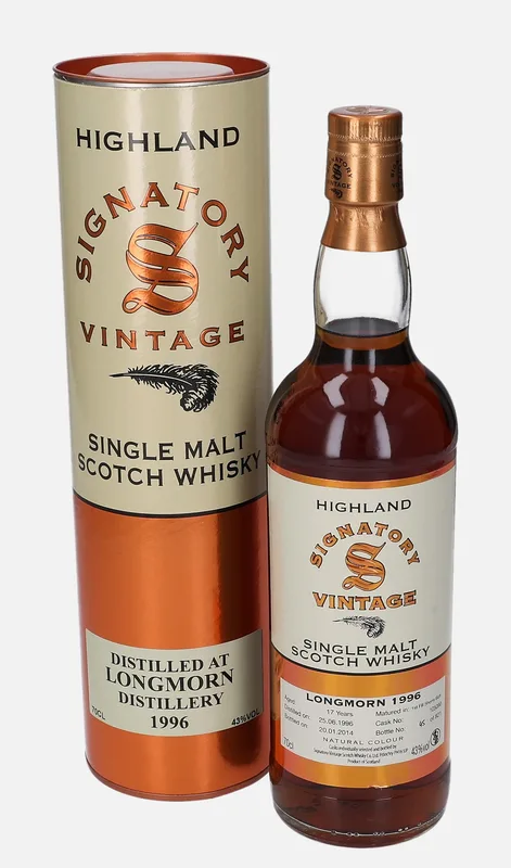 Longmorn – 1996 17 Year Old Signatory Vintage Scotch Whisky Co. (70cl, 43%)