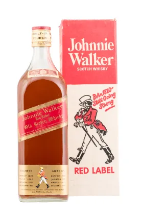 Johnnie Walker Red Label 1970s Half Gallon USA Edition (189cl)