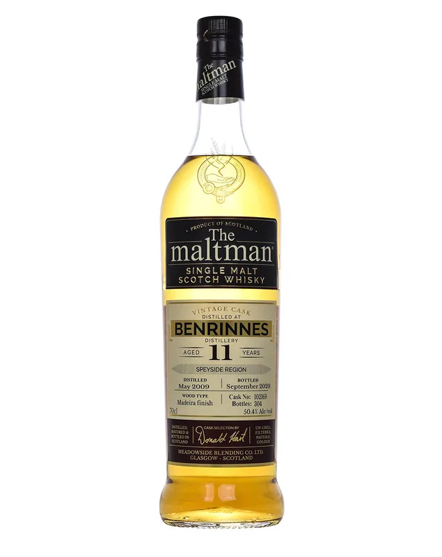 Benrinnes – 11 Years Old 2009 The Maltman Cask 102169