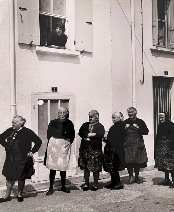 Jan Ribiere (1922 - 1989) - Les vieilles de notre pays … Elénya,Pyrénnés orientales