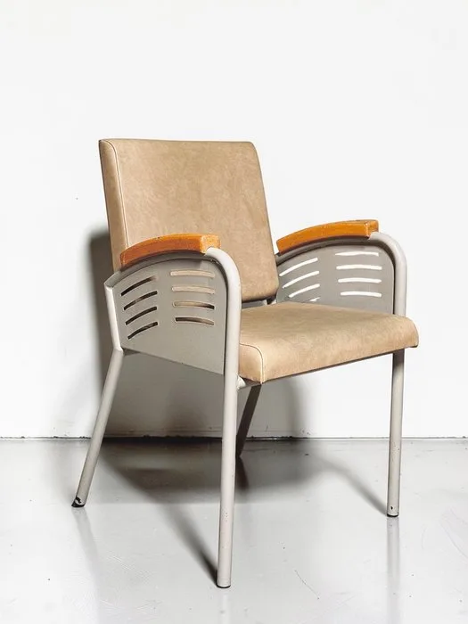 Jean-Michel Wilmotte - Armchair - Jean Monnet High School - Steel, Wood - 1991