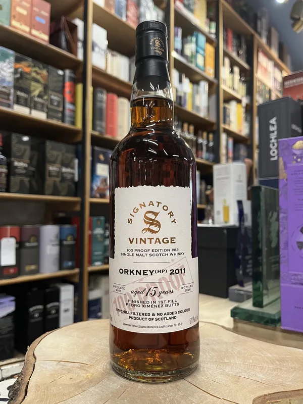 Orkney (HP) 15 Year Old 2011 Signatory Edition #83 1st-Fill Pedro Ximénez Sherry Butt Finish (70cl, 57.1%)