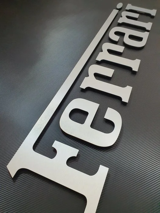Sign - Ferrari - Professional Wall Logo - Aluminium*