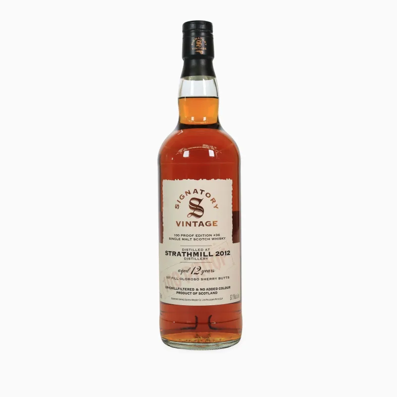Strathmill – 12 Year Old (2012) 100 Proof Edition #36 (Signatory Vintage)