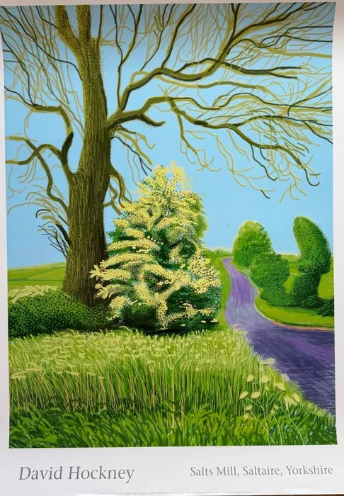 David Hockney - The Arrival of Spring in Woldgate, East Yorkshire in 2011 copyright David Hockney, Printed in UK