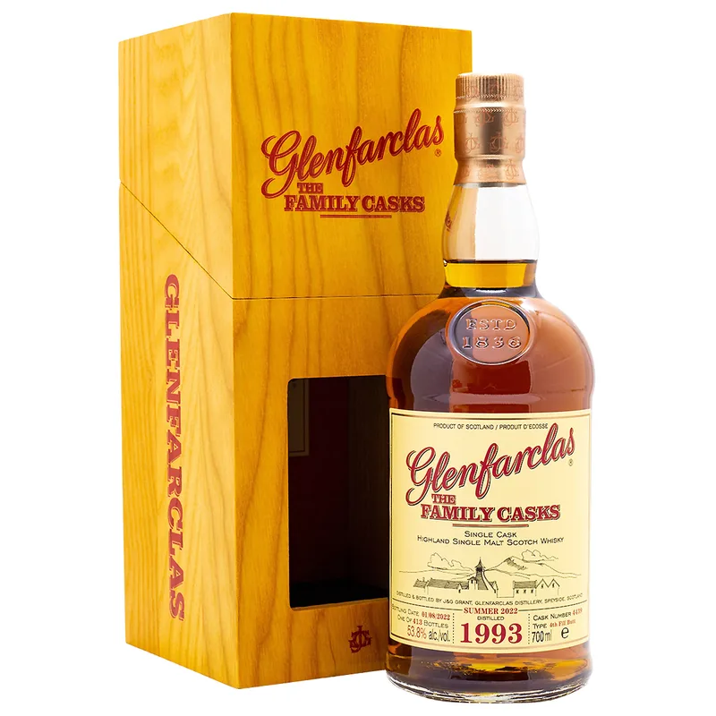 Glenfarclas – Family Casks 1993 Summer 2022 Cask 4439 (70cl, 53.8%)