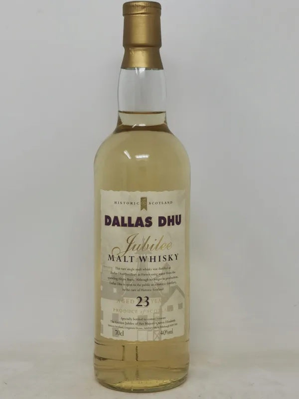 Dallas Dhu – 23 Year Old Single Cask Limited Edition for Historic Scotland, Queen's Golden Jubilee 2002