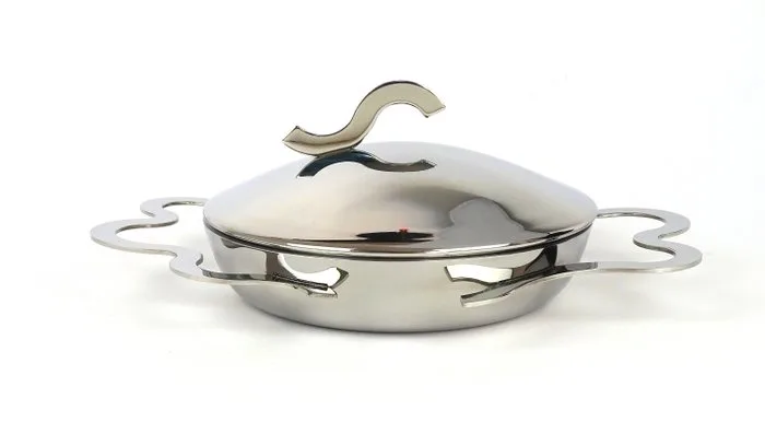 Alessi - Alessandro Mendini - Pan - ''Tegamino'' - Egg Pan - 18/10 Stainless Steel