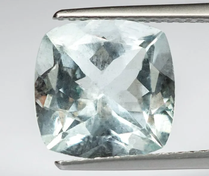 Aquamarine - 4.14 ct - Antwerp Laboratory for Gemstone Testing (ALGT) - Very Light Blue