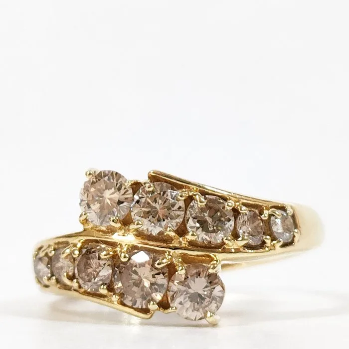 Ring - 18 kt. Yellow gold Diamond (Natural)