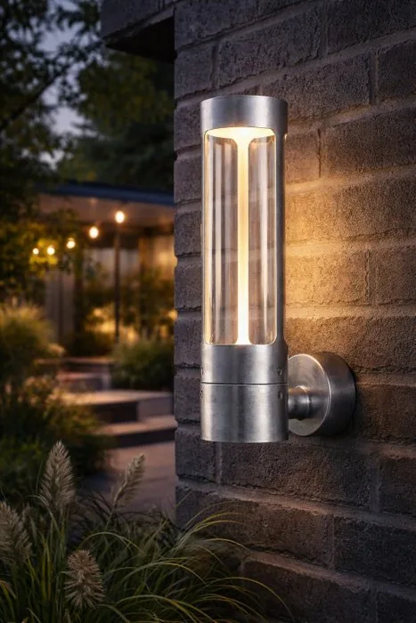 Nordlux - Wall lamp (2) - Helix Wall - Galvanized - Metal, Plastic - 2 items